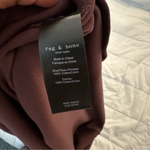 Rag & Bone Engineered Jack Button Up Shirt | Men’s XL | Burgundy Red - Picture 6 of 8